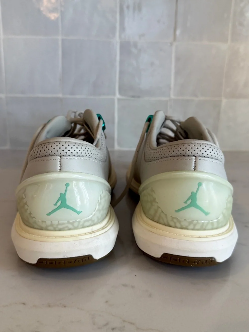 Nike Air Jordan ADG 4 Grey Fog White Cement GOLF SHOES | Mens Size 9.5